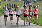 Womens under-17s 5k road race, 2018 ERRA Under-17s and Under-15s 5k Champs, Sutton Coldfield. Photo: David T. Hewitson/Sports for All Pics